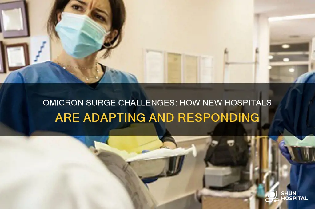 how new hospitals omicron surge