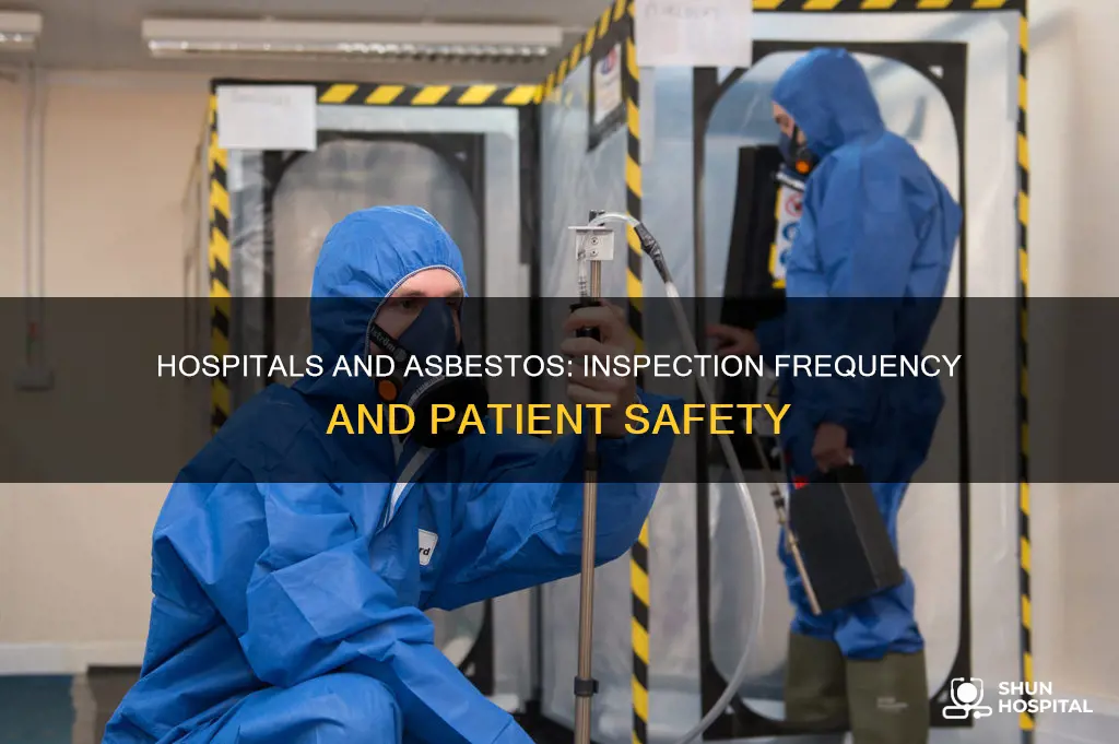 how often are hospitals inspected for asbestor