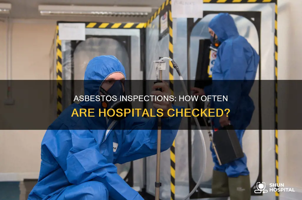 how often are hospitals inspected for asbestos