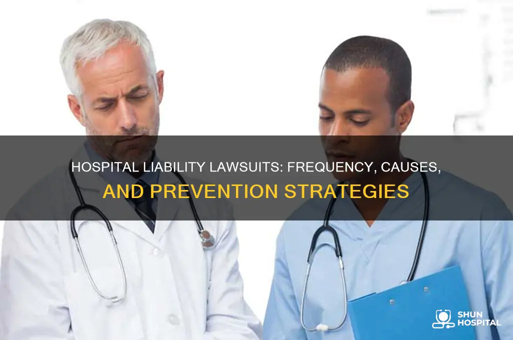 how often are hospitals sued