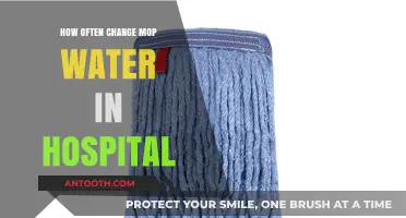 Maintaining Clean Hospital Floors: Fresh Mop Water Frequency