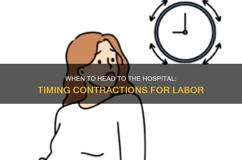 how often contractions before hospital