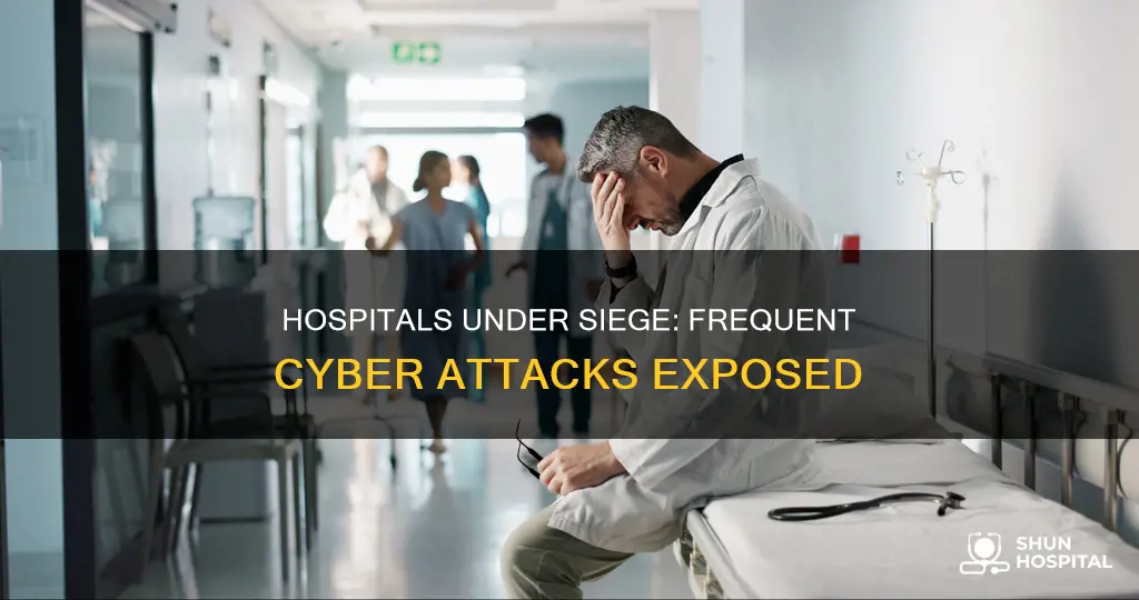 how often do cyber attacks hit hospitals