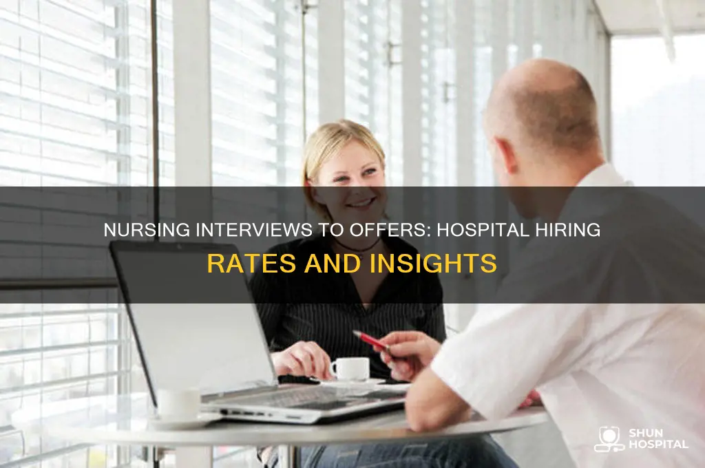 how often do nursing interviews for hospital turn into offer