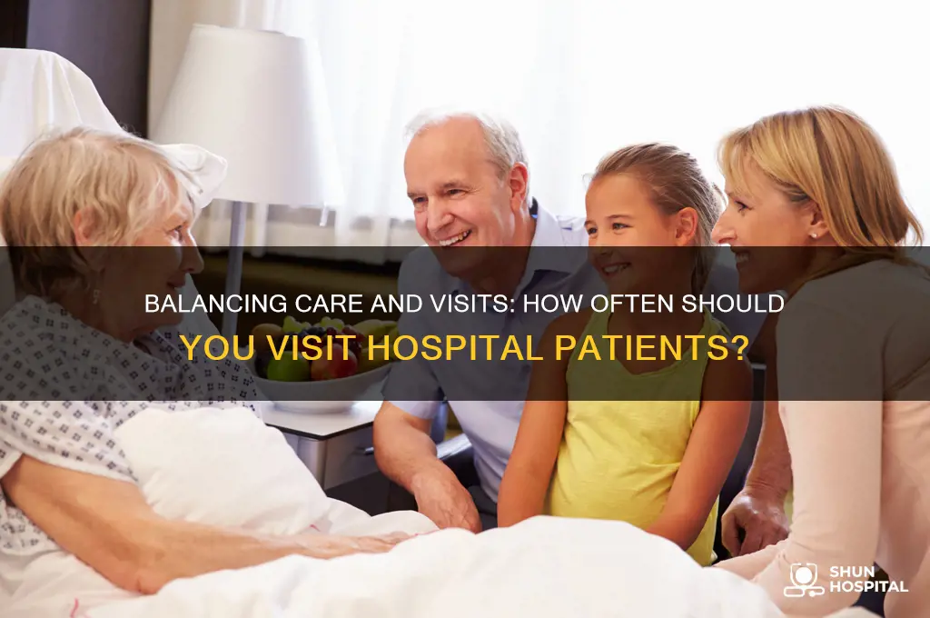 how often do you visit someone at the hospital