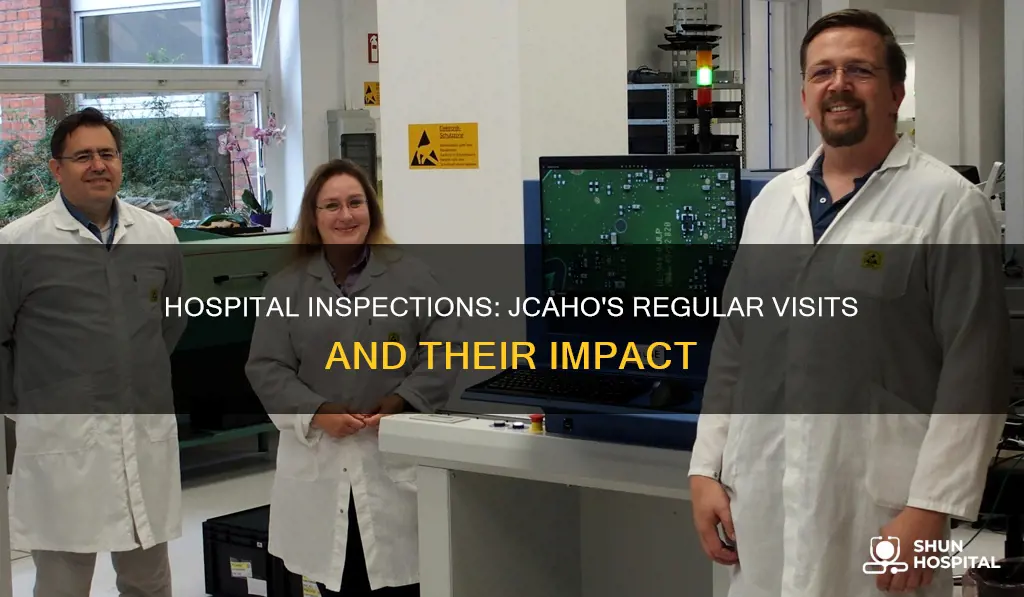 how often does jcaho come to hospitals