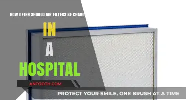 Optimal Air Filter Replacement Schedule for Hospital Environments