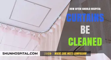 Hospital Curtains: How Often to Clean Them?