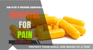 Optimizing Gabapentin Prescribing for Pain Management in Hospital Settings