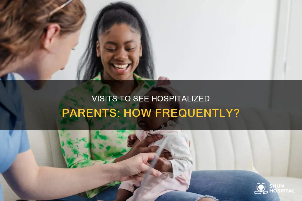 how often to visit parent in hospital