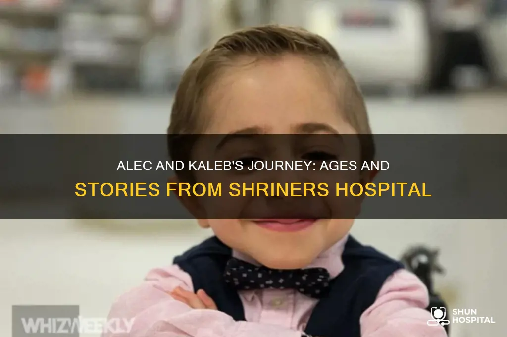 how old are alec and kaleb from shriners hospital