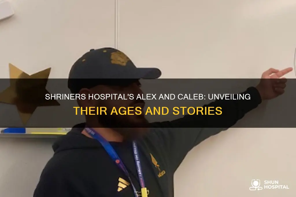 how old are alex and caleb from shriners hospital