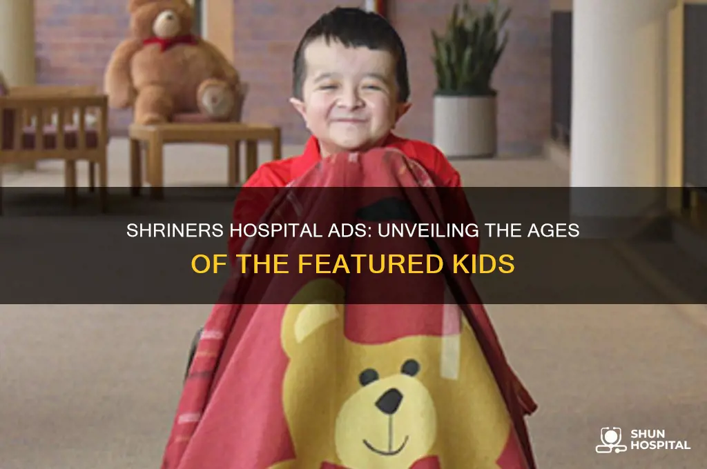 how old are the kids in the shriners hospital ads