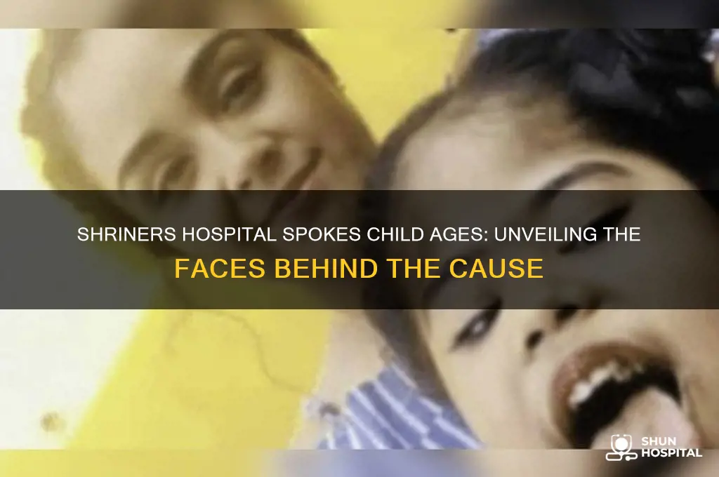 how old are the spokes child for shriners hospital