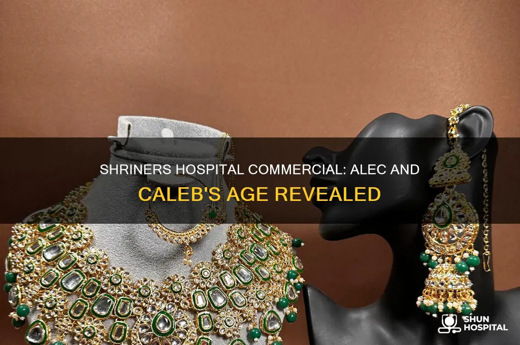 how old is alec and caleb on shriners hospital commercial