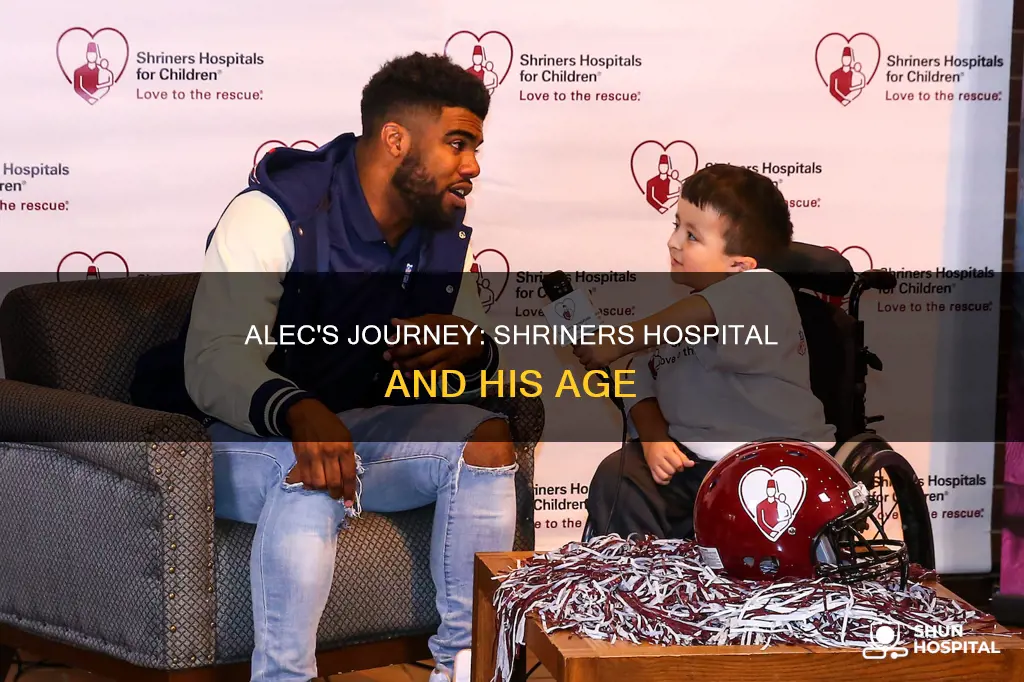 how old is alec for shriners hospital