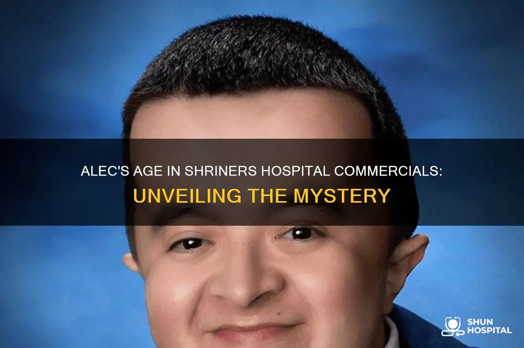 how old is alec from the shriners hospital commercials