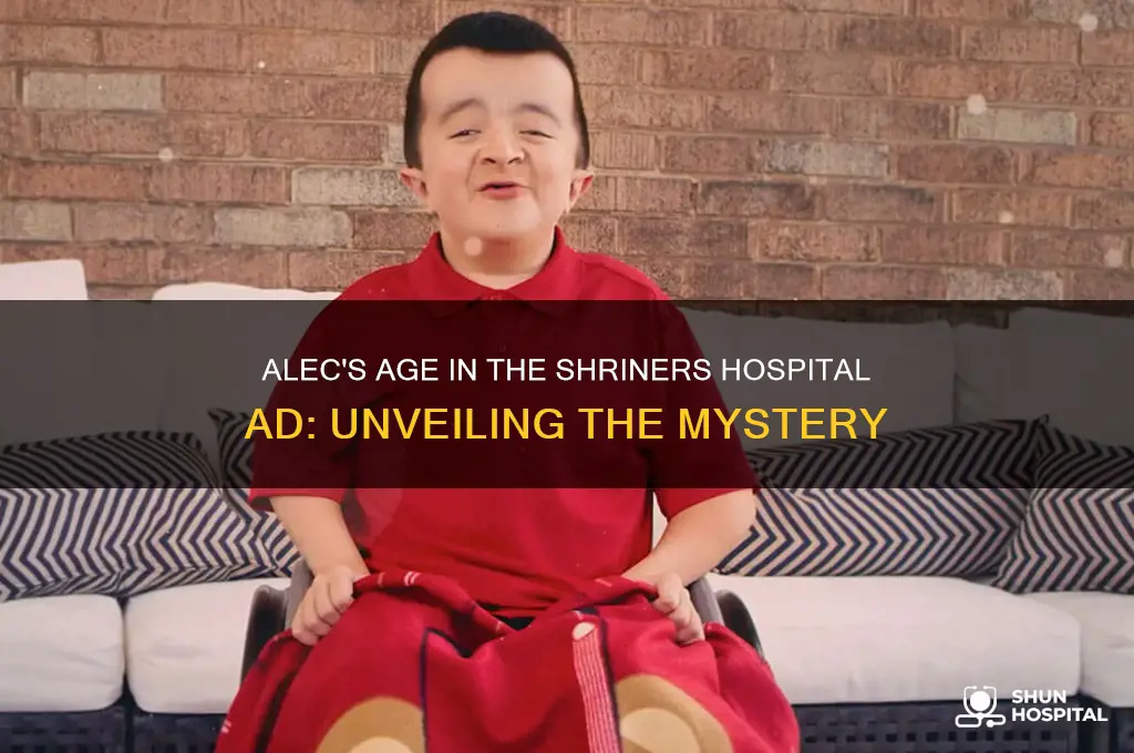 how old is alec in the shriners hospital ad