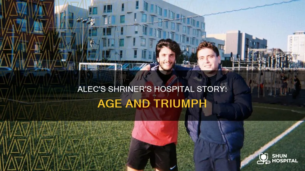 how old is alec shriners hospital commercial