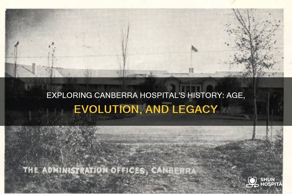 how old is canberra hospital