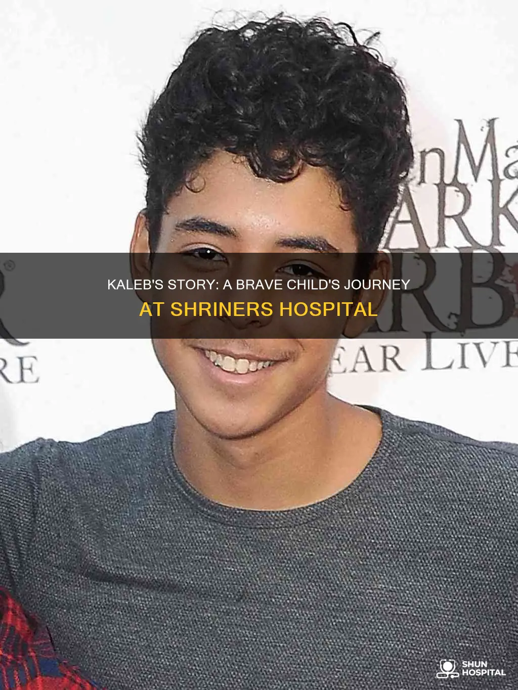 how old is kaleb from shriners hospital