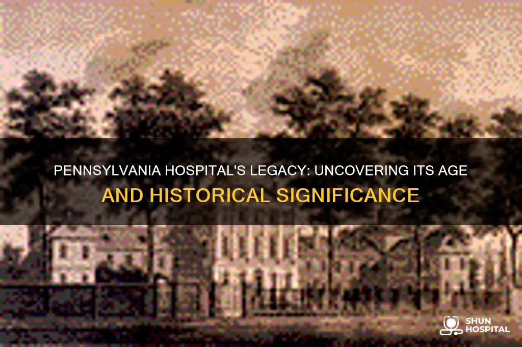how old is pennsylvania hospital