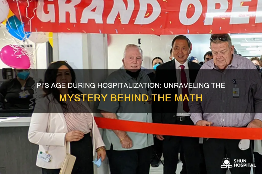 how old is pi when he is in the hospital