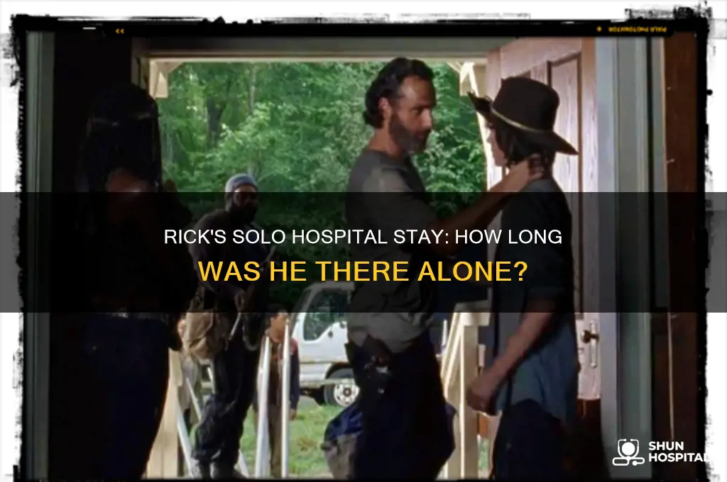 how ong gwas rick in the hospital by himself
