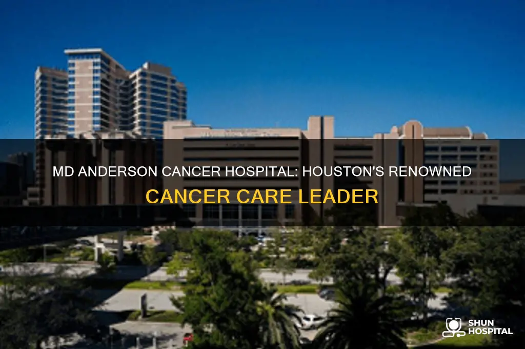 how popular is md anderson cancer hospital in houston