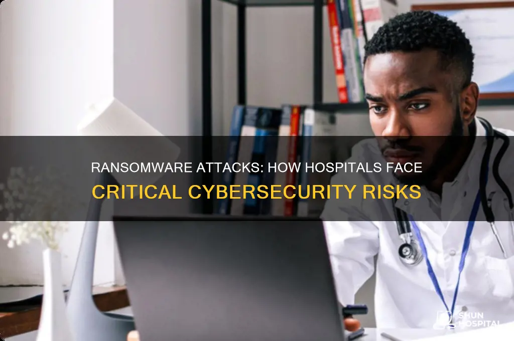 how ransomware hospital at risk