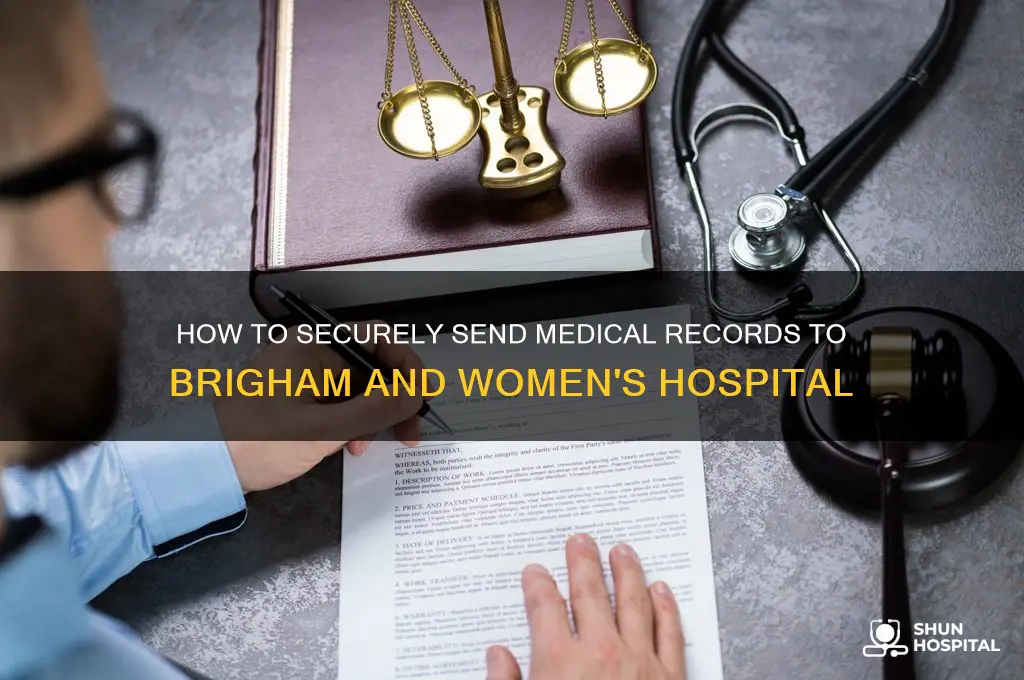 how send medical records to brigham women