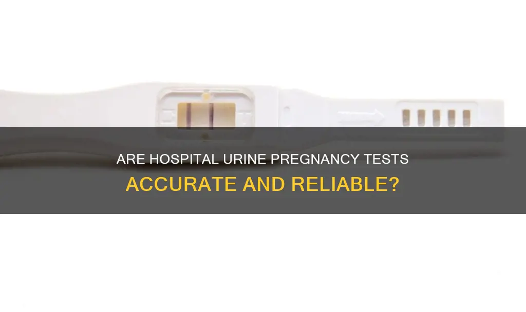 how sensitive are hospital urine pregnancy tests