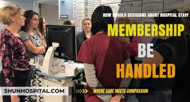 Fair Hospital Staff Membership Decisions: Strategies for Transparency and Equity