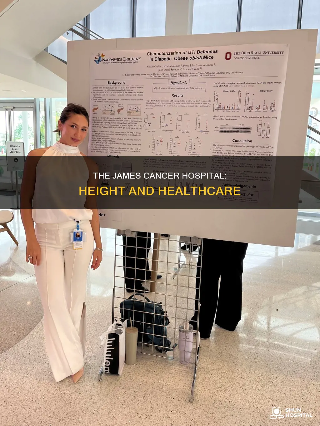 how tall is the james cancer hospital