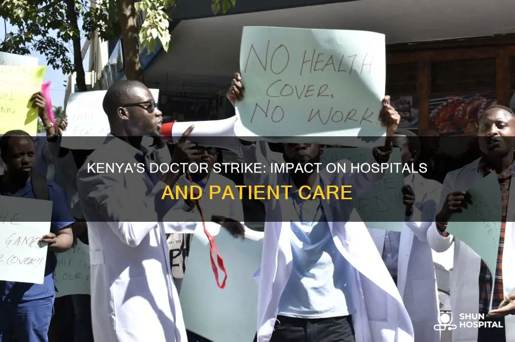 how the doctors strike in kenya is affecting hospitals
