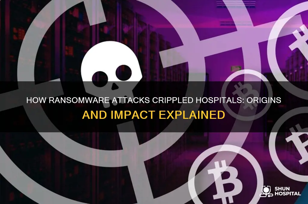 how the ransomware started hospitals