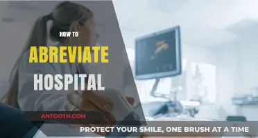 Quick Guide to Abbreviating 'Hospital' in Medical and Everyday Use