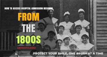 Unveiling History: Accessing 1800s Hospital Admission Records