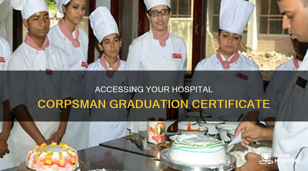 how to access hospital corpsman graduation certificate