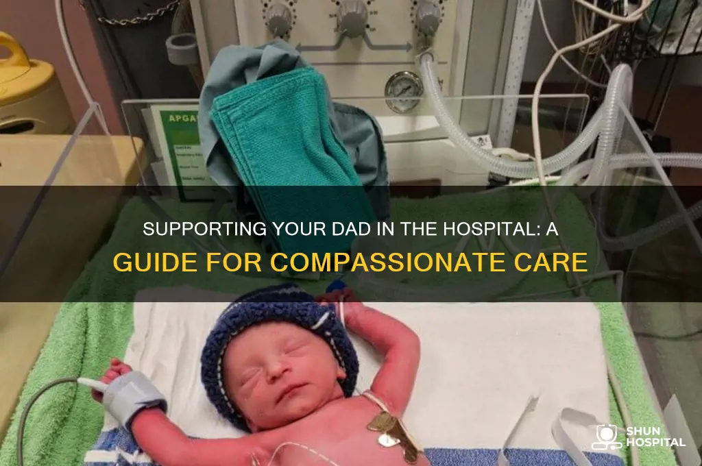 how to act when my dads at yhe hospit