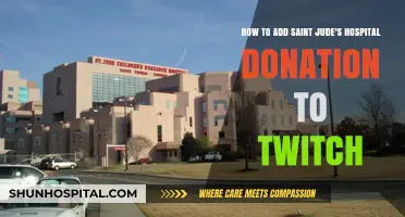Support St. Jude's Hospital: Add Donations to Your Twitch Stream