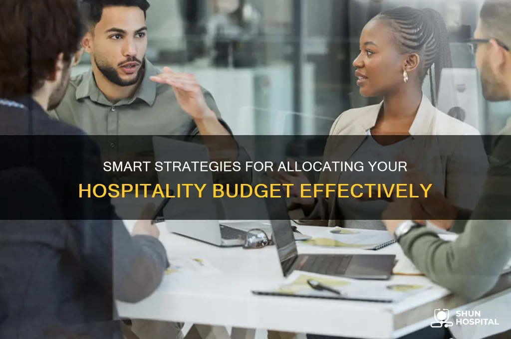 how to allocate hospitality budget