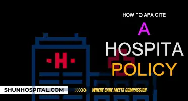 Citing Hospital Policies: The APA Style Guide