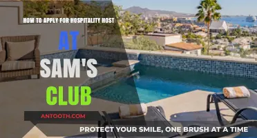 Mastering the Application Process for Sam's Club Hospitality Host Role
