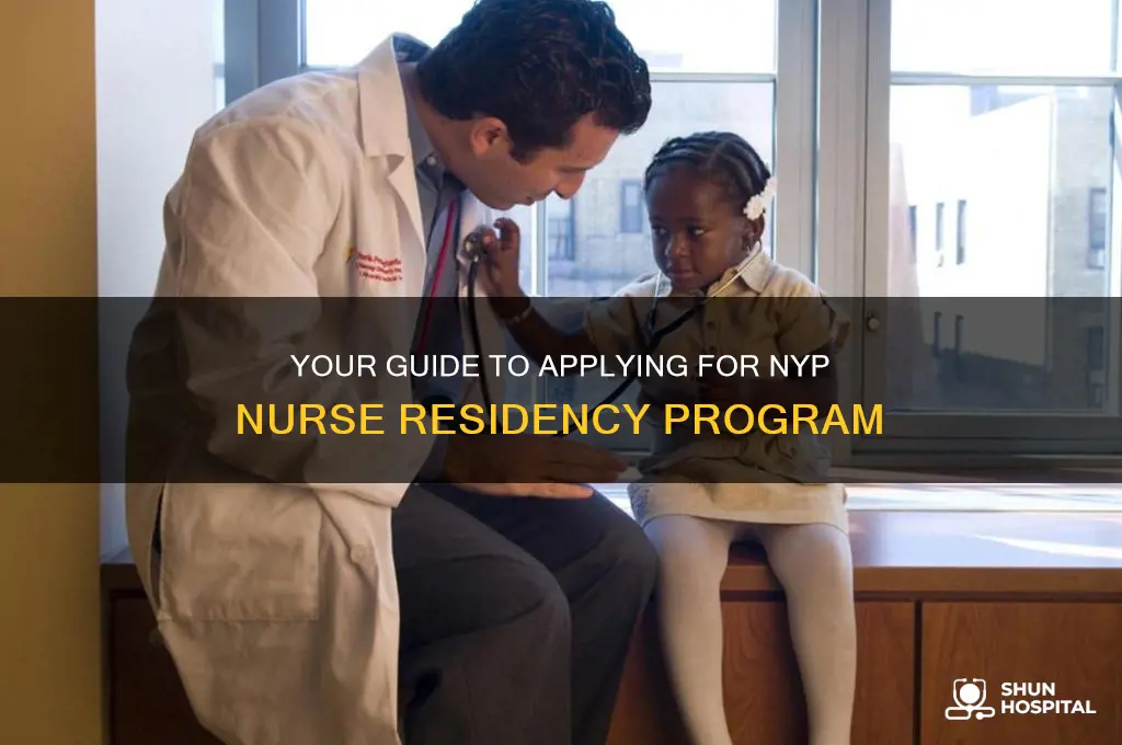 how to apply for new york prebyterian hospital nurse residency