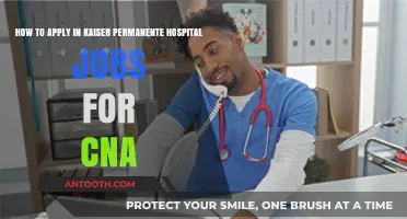 CNA Career Guide: Applying for Kaiser Permanente Hospital Jobs