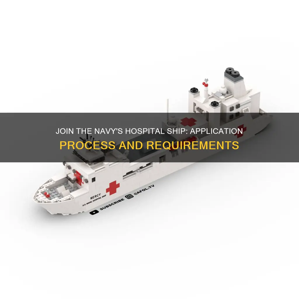 how to apply us naval hospital ship