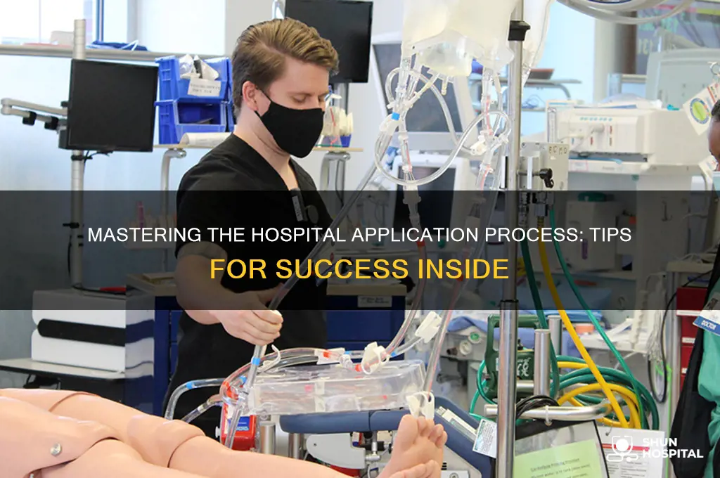 how to apply within hospital