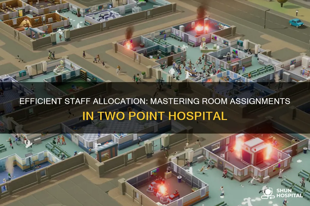 how to assign staff to rooms in two point hospital