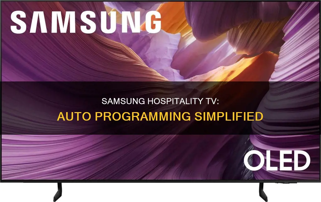 how to auto program samsung hospitality tv